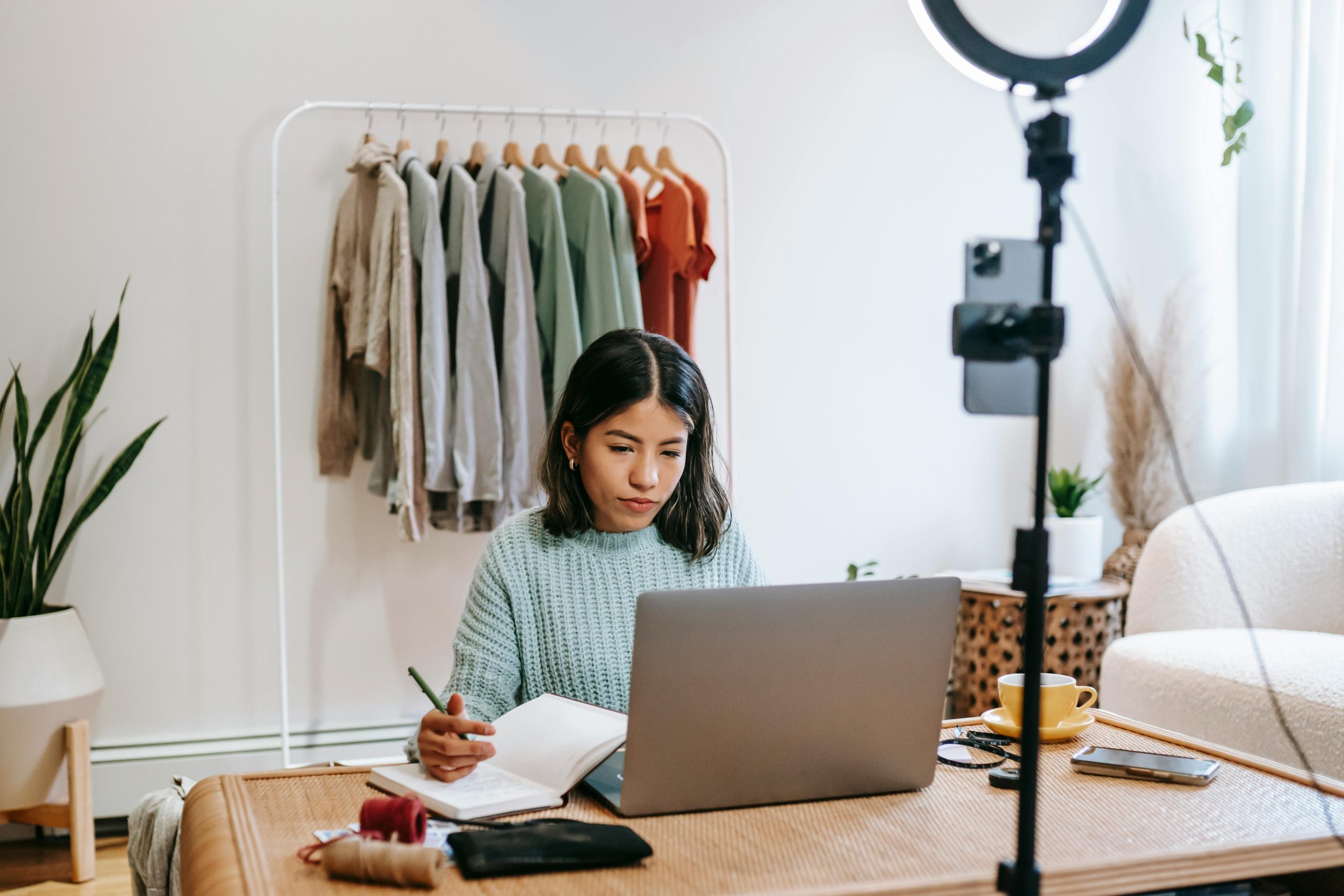 influencer filing her taxes
